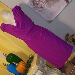 Ralph Lauren Mauve Dress. Size 18